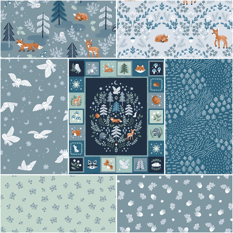 Twilight Creatures Storm Collection 7 x 1 Yard Bundle Riley Blake