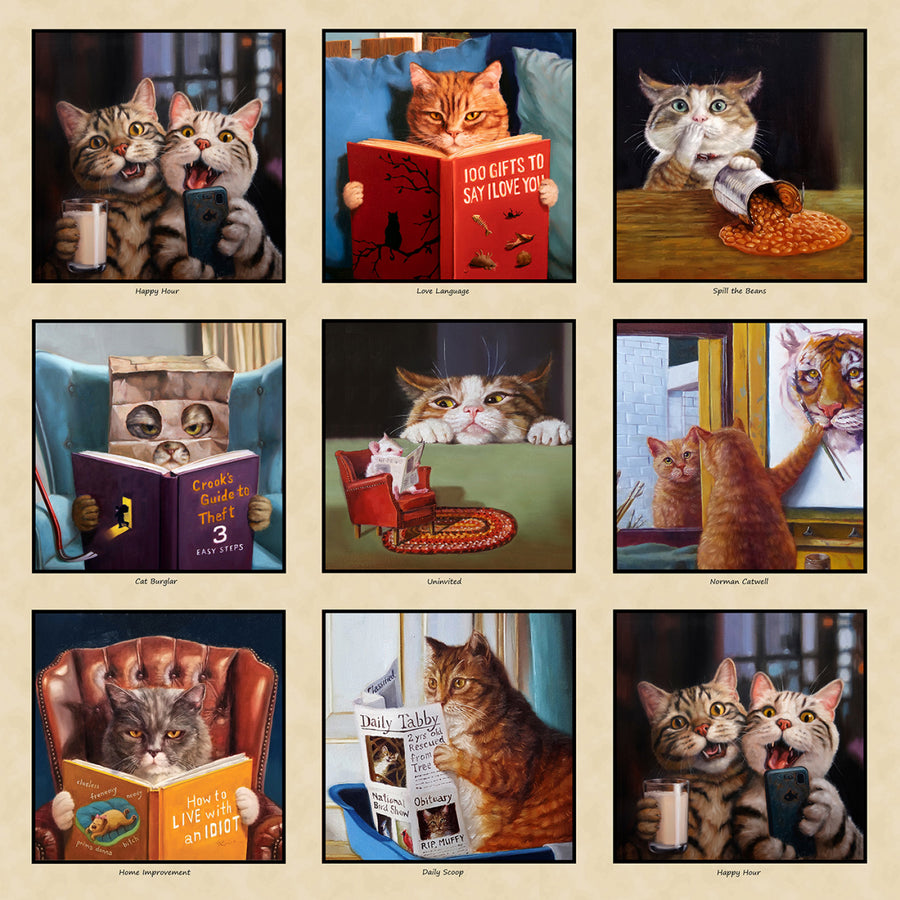 Cats Meow 41004 Flax Block Panel Elizabeth Studio