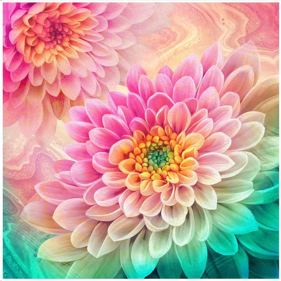 Dahlia Dazzle 585012 Pink 59 Inch Digital Panel Oasis