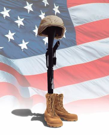 Some Gave All Military AL40000C1 Digital 36 Inch Panel, David Textiles