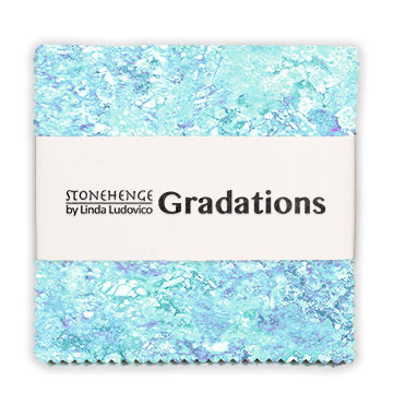 New Stonehenge Gradations 5 Inch Charm Square Chip Crystal 470 Northcott