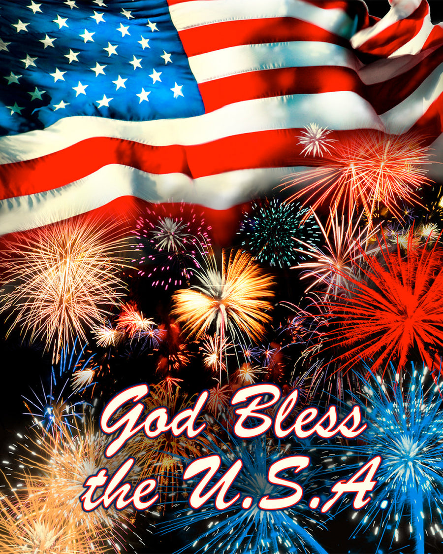 God Bless The USA GG00714C1 36 Inch Digital Panel David Textiles