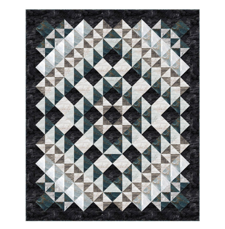 Northcott Stonehenge Surfaces Grand Entrance Quilt Kit