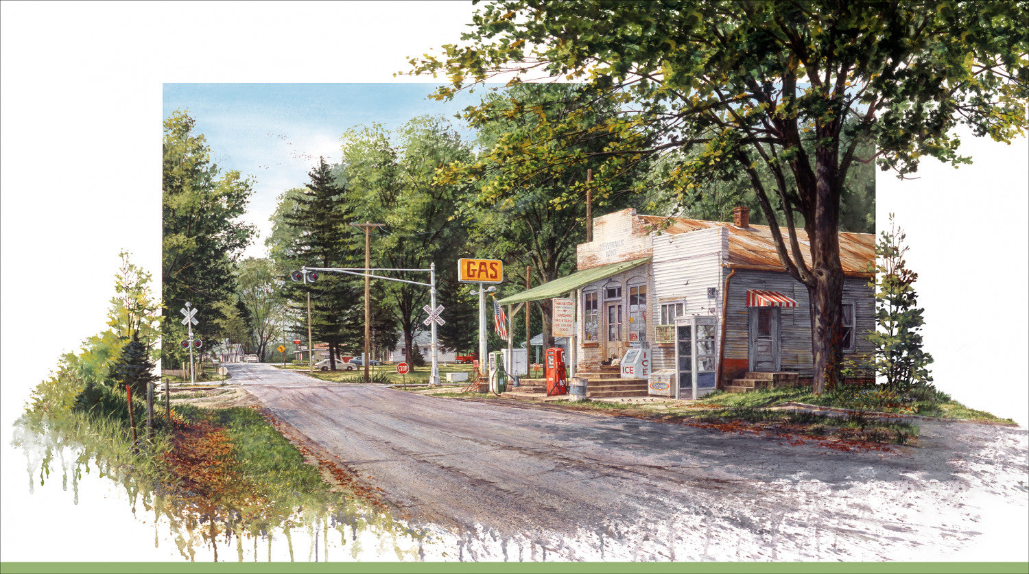 Gas Station 5677 PA Digital Panel P and B Textiles