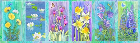 Nature's Vignettes Digital Panel 505 MU, P and B Textiles