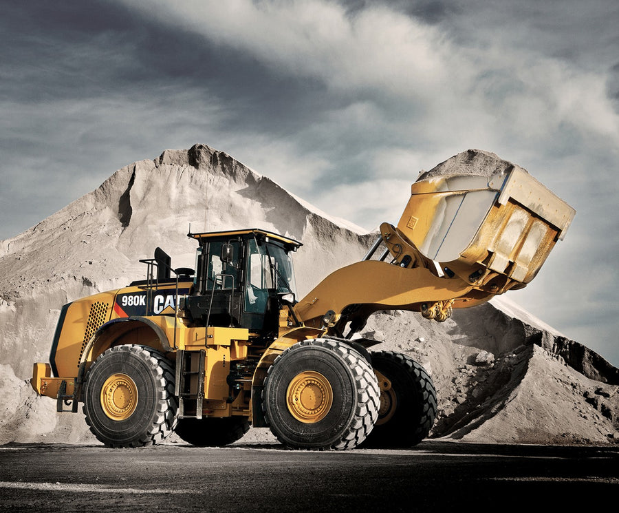 CAT P10990 Front Loader 36 Inch Digital Panel Riley Blake