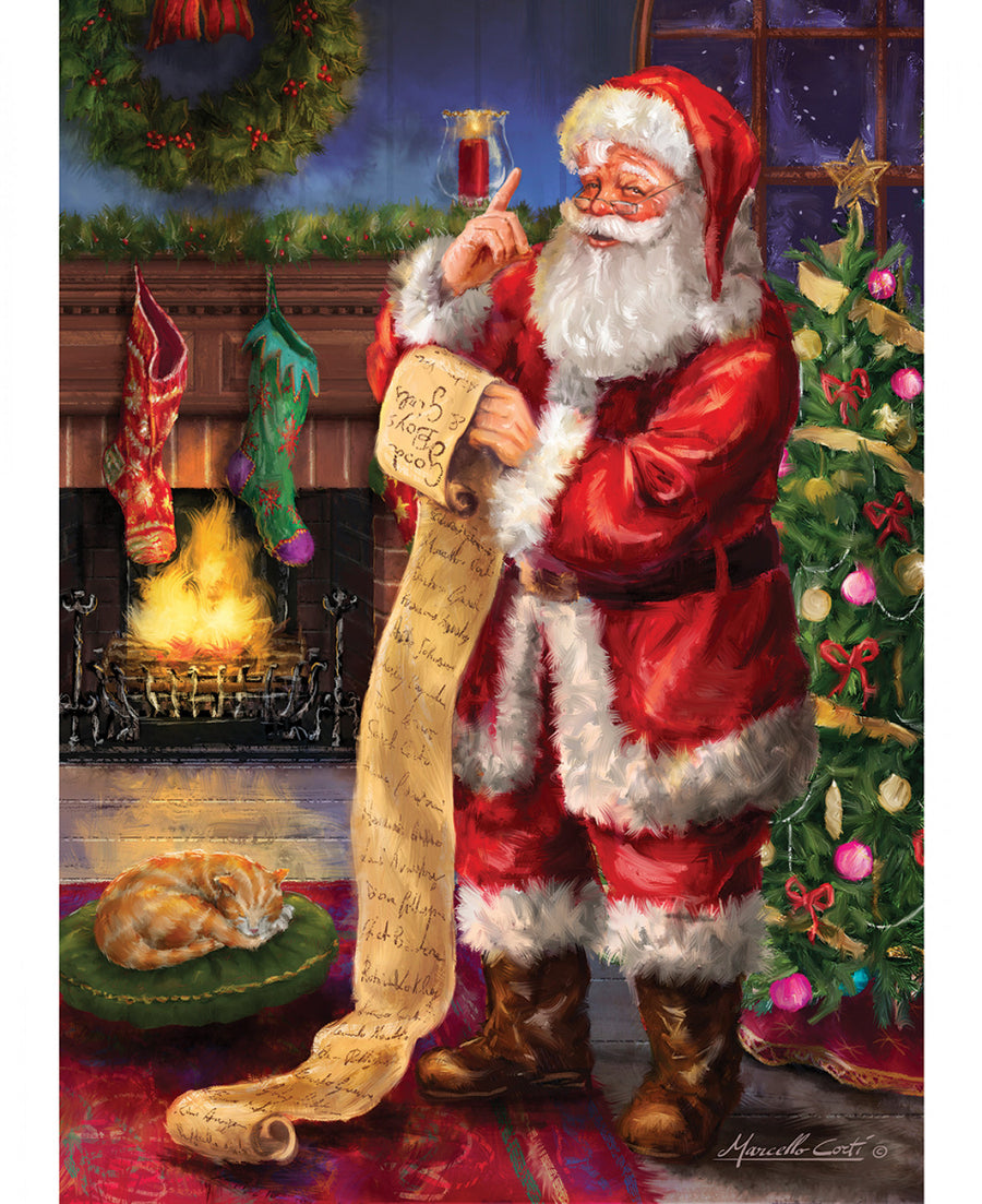 Christmas Wishes Digital Panel DP15040 Santa 36 x 45 Inch Riley Blake
