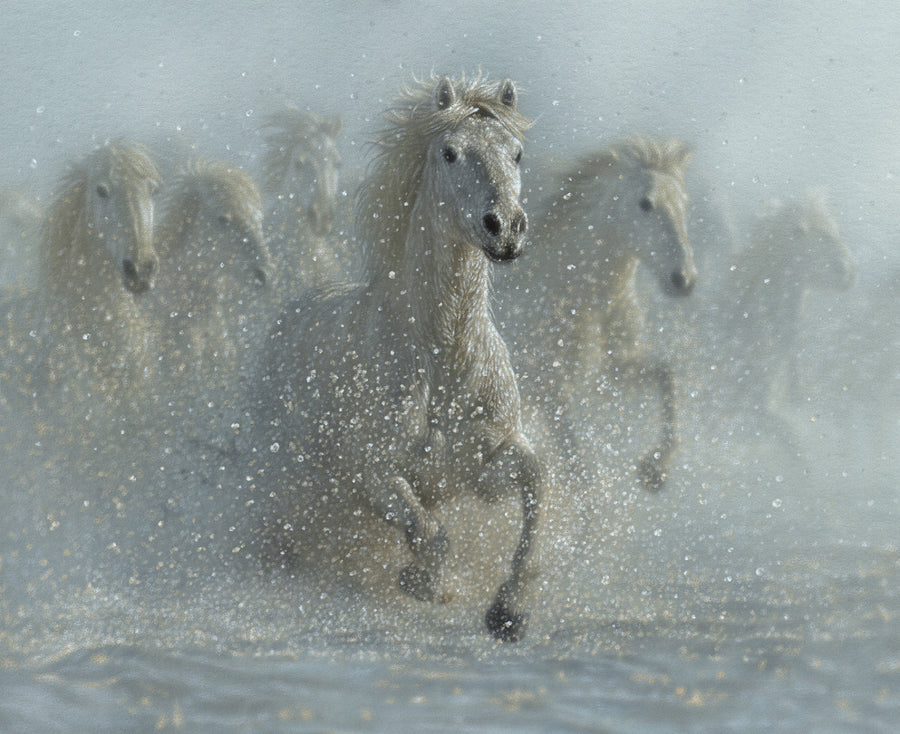 Wild Horses PD15532 Running Digital Panel 36 x 43 Inch Riley Blake