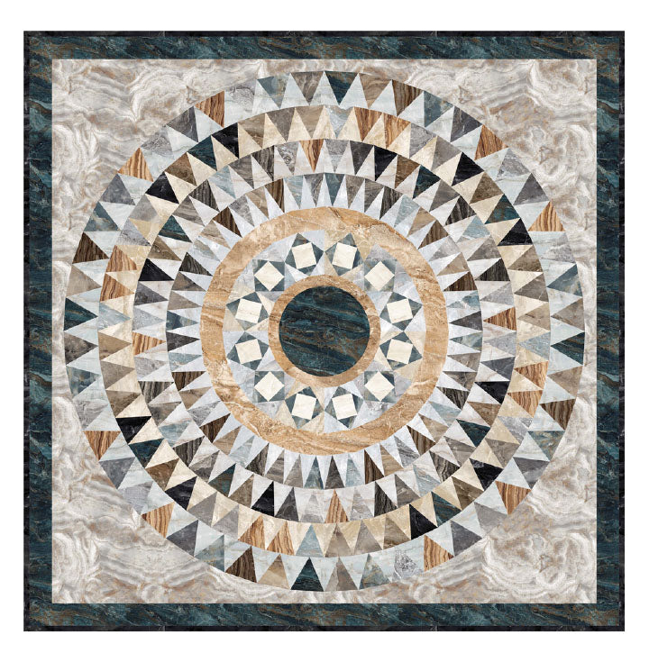 Northcott Stonehenge Surfaces San Marco Quilt Kit