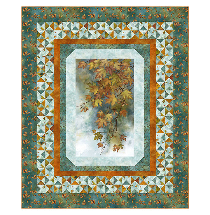 Stonehenge Autumn Splendor Autumn Night Quilt Kit Northcott