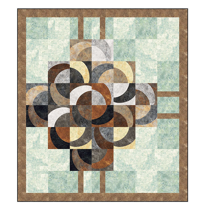 New Stonehenge Friendship Knot Queen Quilt Kit Northcott