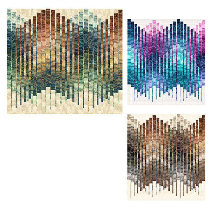 New Stonehenge Gradations Ombre Good Vibrations Quilt Kit Northcott