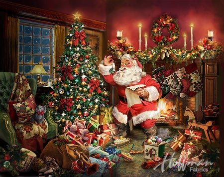 Ol St Nick Q4454 161 Christmas Digital Panel, Hoffman