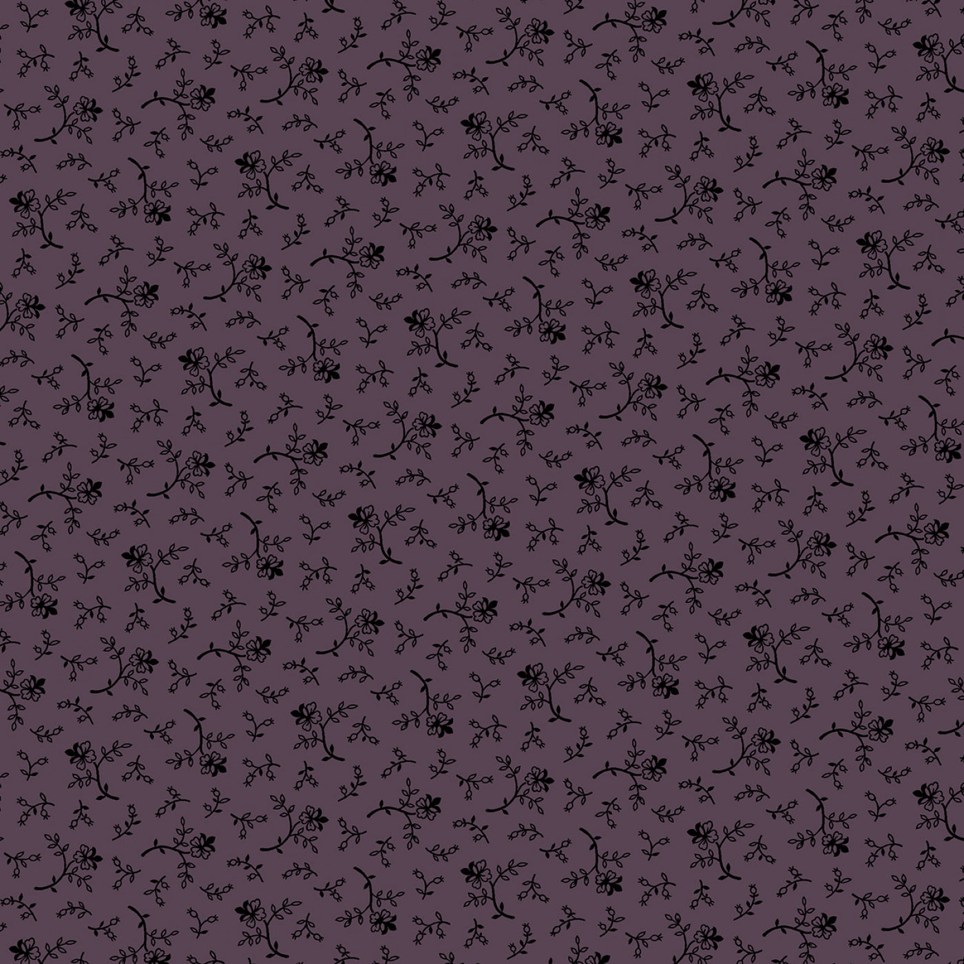 Plumberry III 171154 Purple Plum Rose Marcus Fabrics