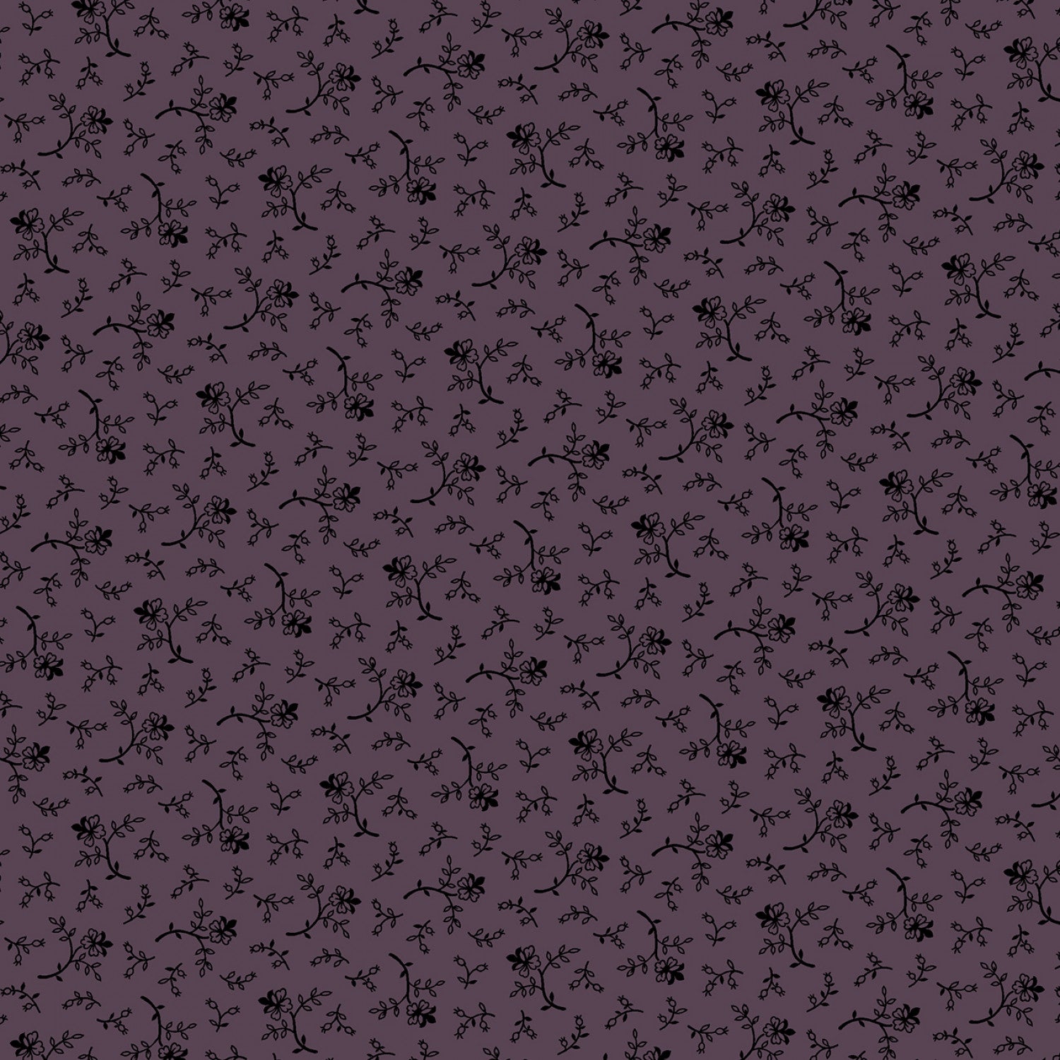 Plumberry III 171154 Purple Plum Rose Marcus Fabrics