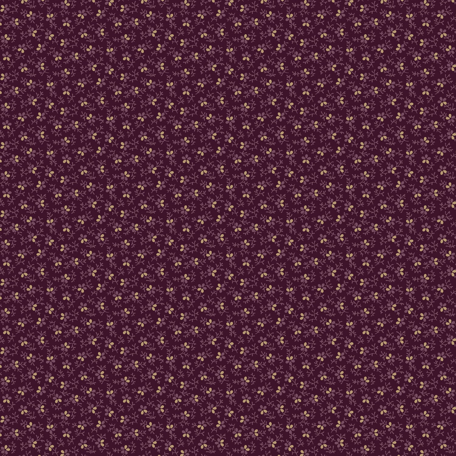 Plumberry III 171156 Plum Ground Cover Marcus Fabrics