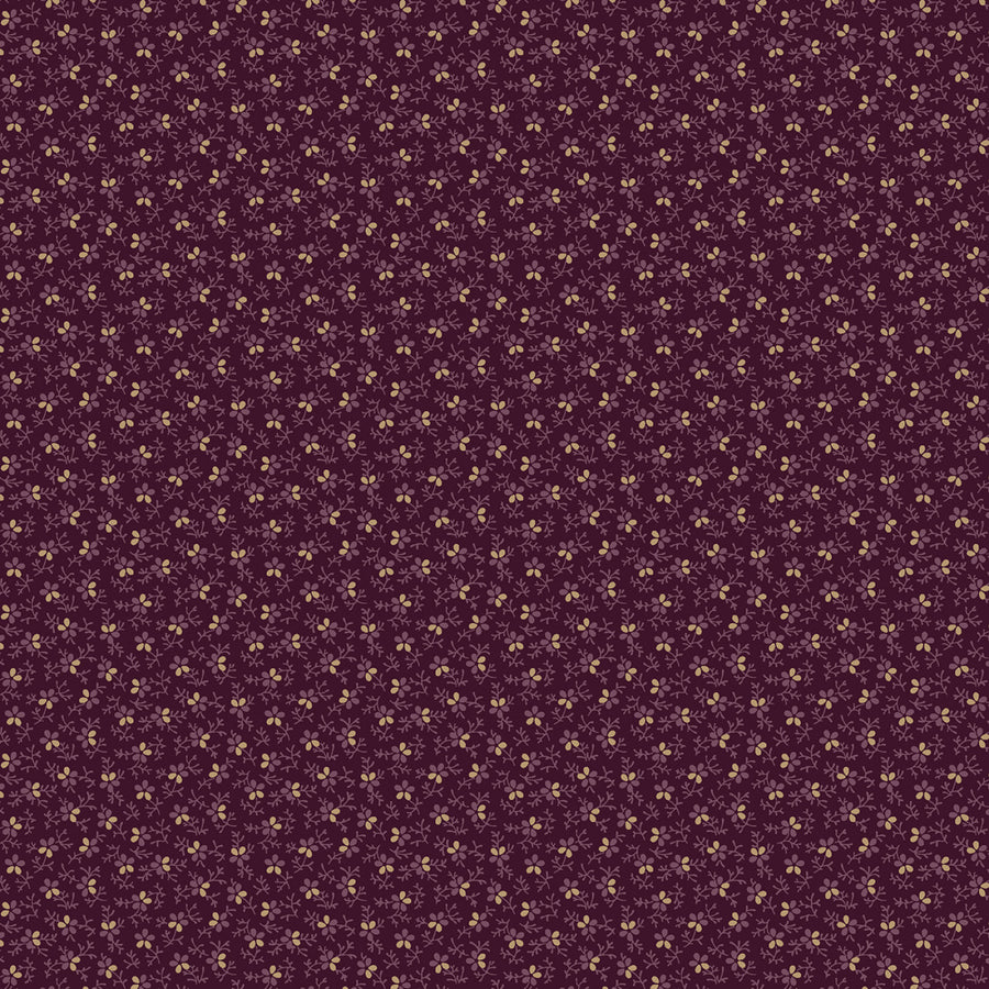 Plumberry III 171156 Plum Ground Cover Marcus Fabrics