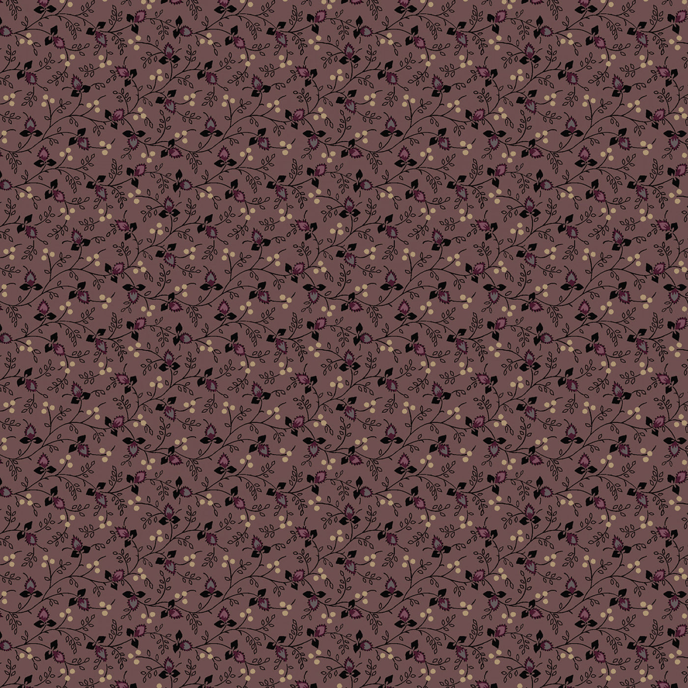 Plumberry III 171158 Mauve Vintage Vine Marcus Fabrics