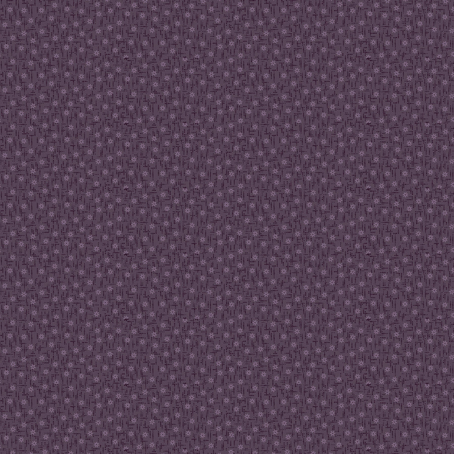 Plumberry III 171159 Purple Gears Marcus Fabrics