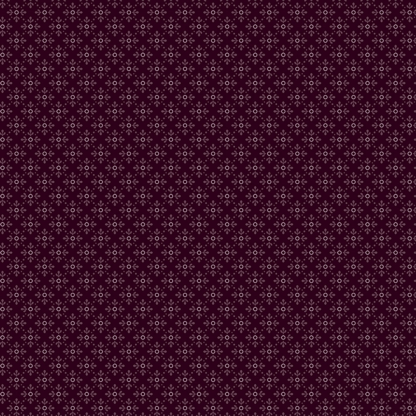 Plumberry III 171161 Aubergine Four Squared Marcus Fabrics