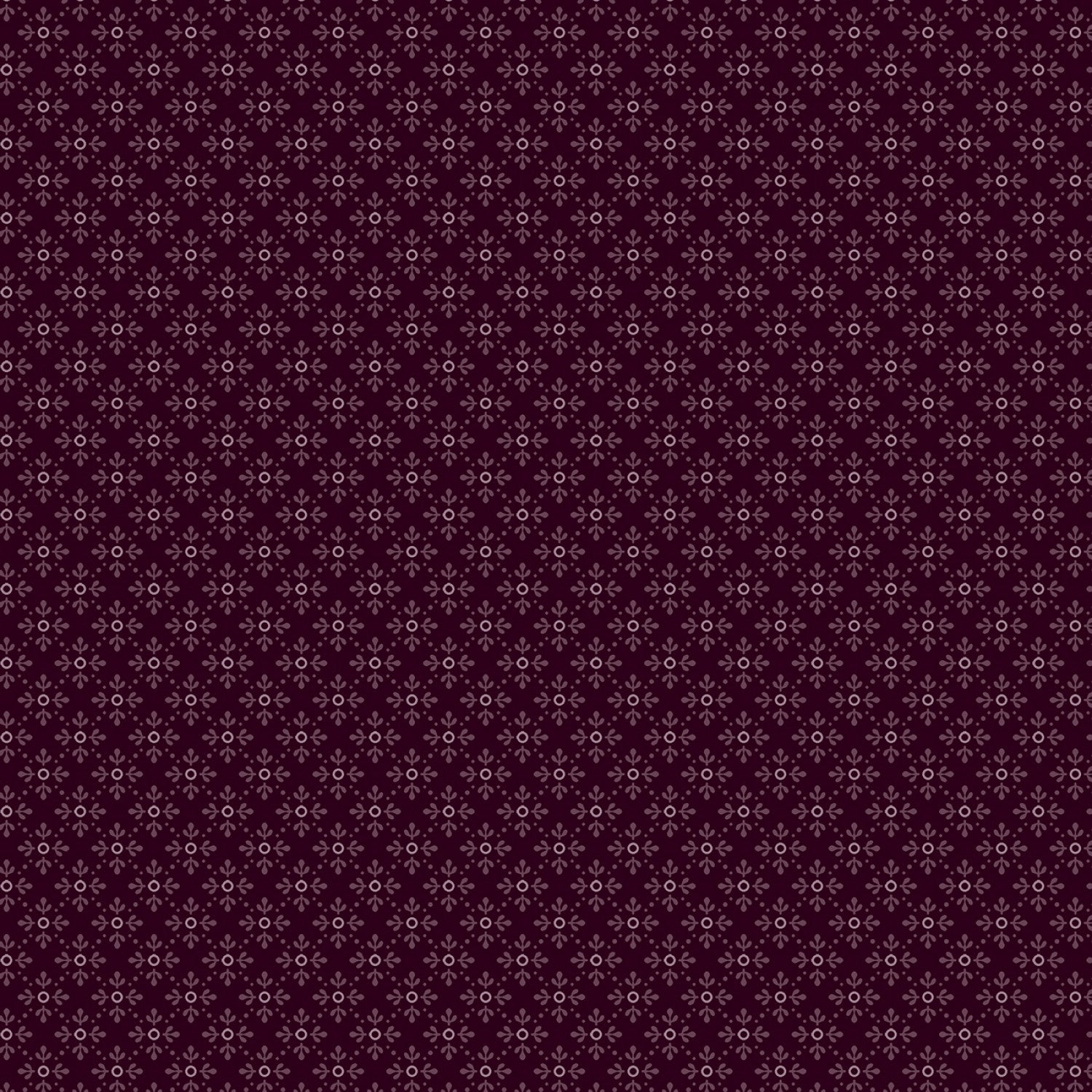 Plumberry III 171161 Aubergine Four Squared Marcus Fabrics