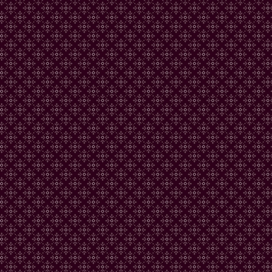 Plumberry III 171161 Aubergine Four Squared Marcus Fabrics
