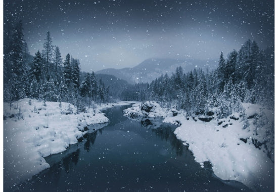 Call of the Wild S4721 611 River Rock Winter Stream Digital Panel, Hoffman