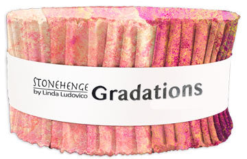 New Stonehenge Gradations Jelly Roll Strip Marrekech 24 Northcott