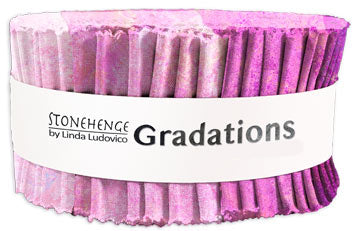New Stonehenge Gradations Jelly Roll Strip Muse 28 Northcott