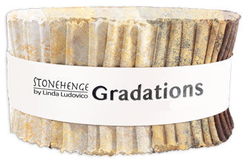 New Stonehenge Gradations Jelly Roll Strip Iron Ore 36 Northcott