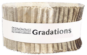 New Stonehenge Gradations Jelly Roll Strip Mineral 360 Northcott