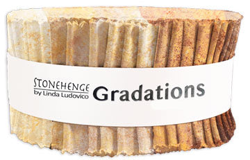 New Stonehenge Gradations Jelly Roll Strip Canyon 37 Northcott