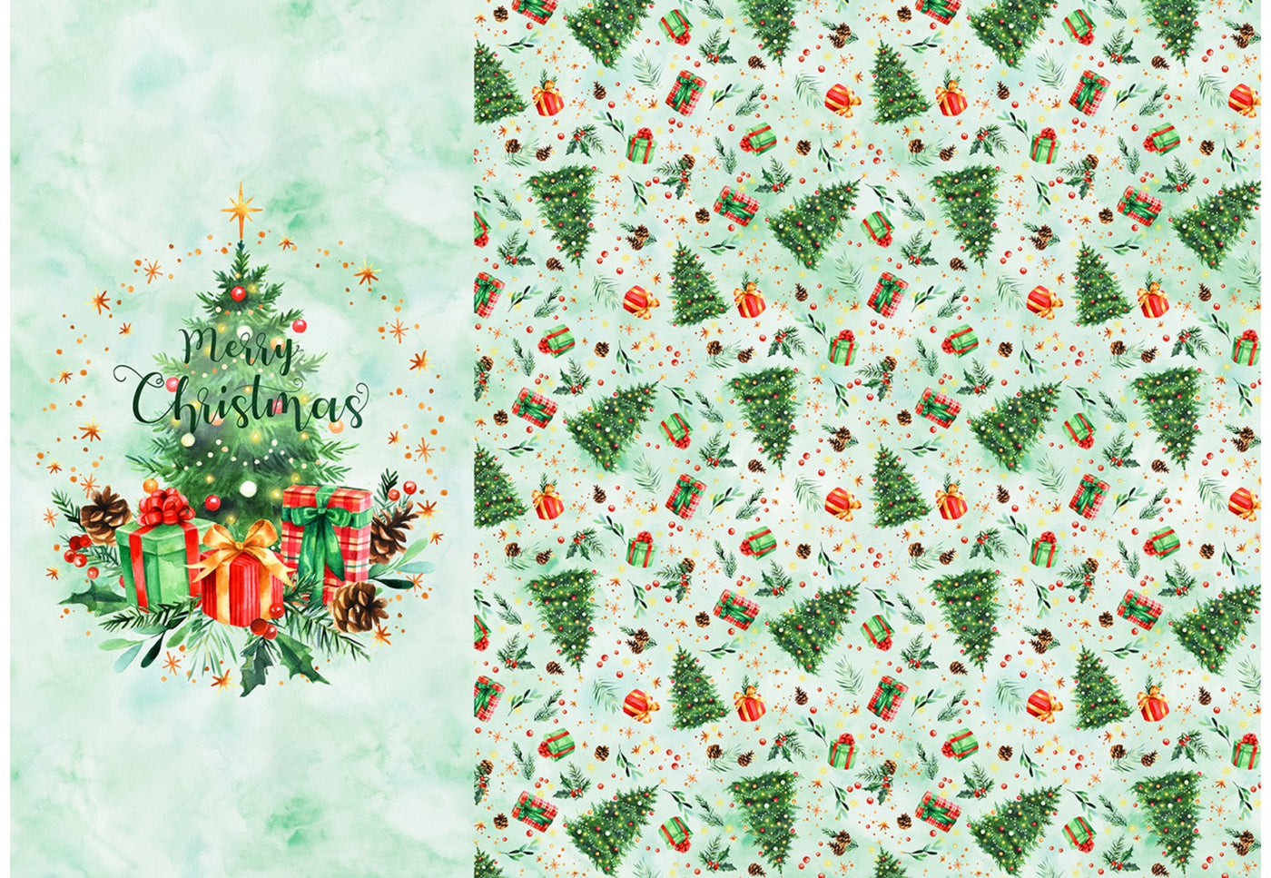 Celebrate the Seasons T4907 597 December Digital Panel Hoffman