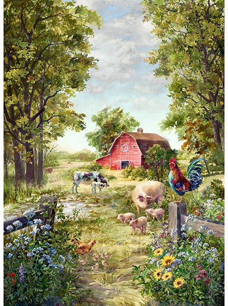 Homestead Memories T4968 724 Farmstead Digital Panel