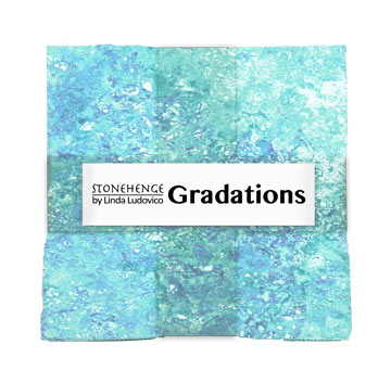 New Stonehenge Gradations 10 Inch Layer Cake Tile Square Crystal 470 Northcott