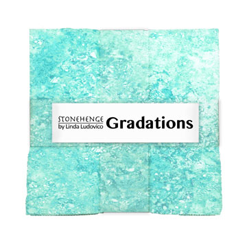 New Stonehenge Gradations 10 Inch Layer Cake Tile Square Peacock 66 Northcott