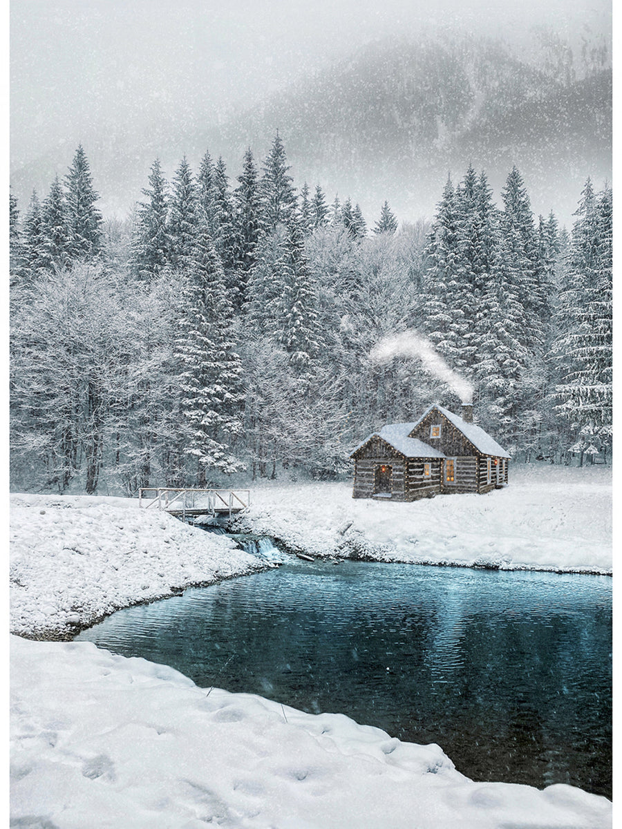 Off the Grid Digital W5378 597 Winter Cabin Hoffman