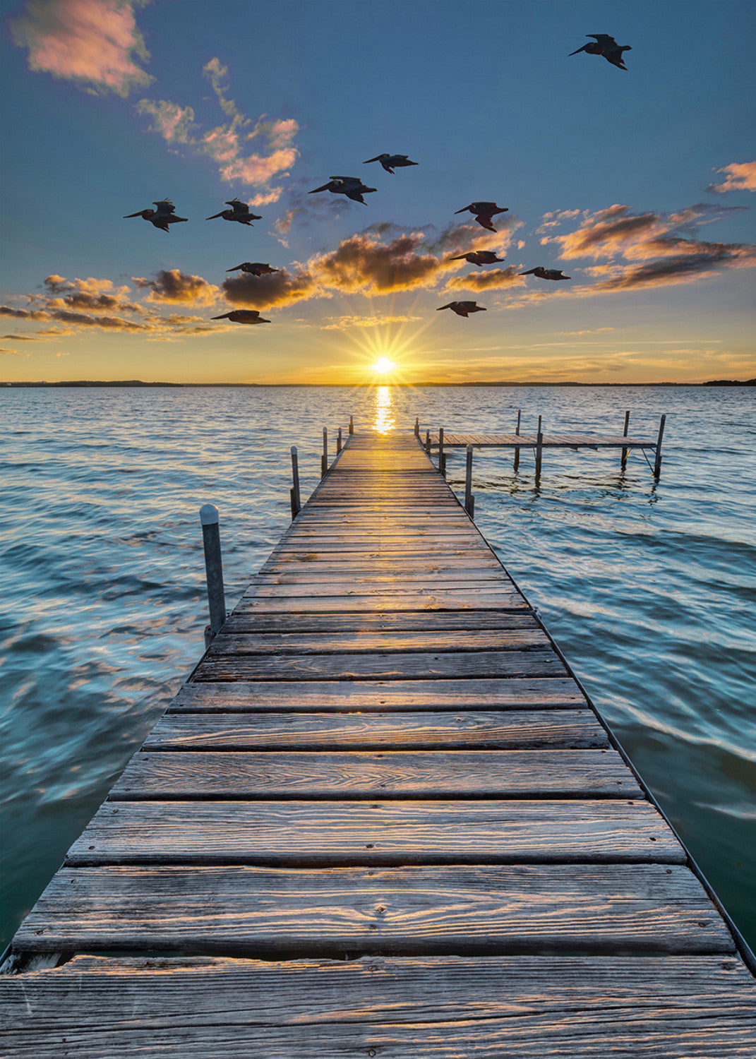 Call of the Wild W5421 151 Sunset Dock Digital Panel Hoffman